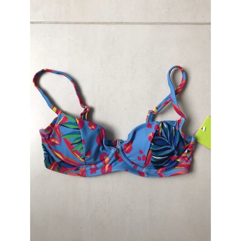 Tabitha Brown Target Bikini Top Floral Padded Underwire